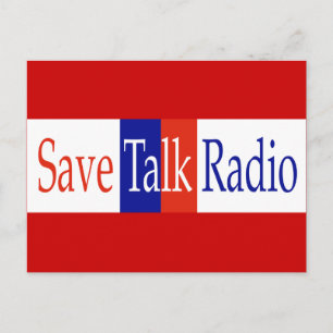 Rett Talk Radio Postcard Postkarte