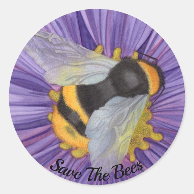 RETT the BEES Set 20 Stickers Umschlag Aufkleber (Vorderseite)