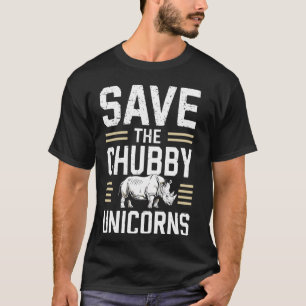 Rett The Chubby Unicorns - Rhino Lover - Rhinocero T-Shirt