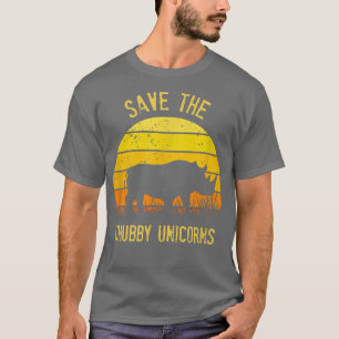 Rett The Chubby Unicorns Rhino Sunset T-Shirt
