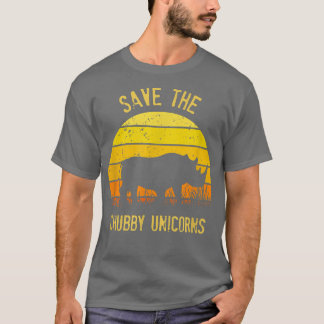 Rett The Chubby Unicorns Rhino Sunset T-Shirt