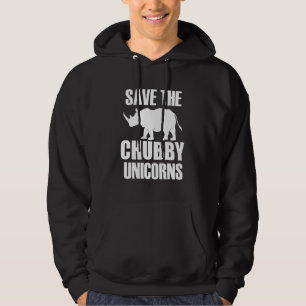Rett The Chubby Unicorns Unicorn Rhino Hoodie