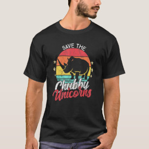 Rett The Chubby Unicorns Vintag Rhino T-Shirt