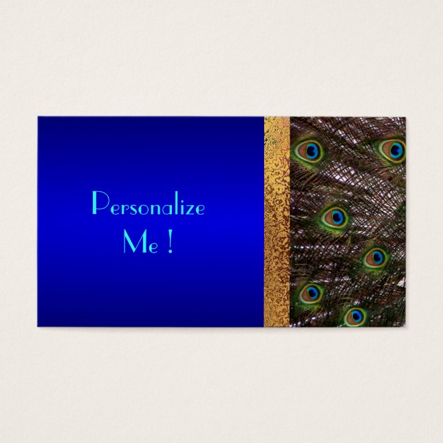 Rett-the-date Moderne elegante Pfauenbrücke (Vorderseite)