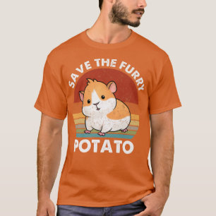 Rett The Furry Potato Funny Guinea Pig138 T-Shirt