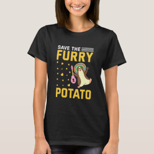 Rett the Furry Potato Funny Guinea Pig T-Shirt