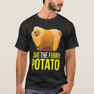 Rett the Furry Potato Niedliche Guinea Pig Pet T-Shirt
