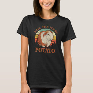 Rett the Furry Potato Vintag Funny Guinea Pig Pre T-Shirt