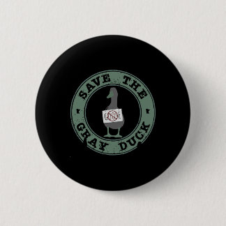 Rett The Grey Duck Funny Animals Weihnachtsbaum Lo Button