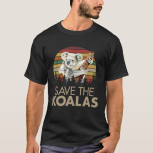 Rett The Koalas Liebhaber Australien Strong Retro  T-Shirt