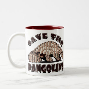 Rett-the-Pangolin Zweifarbige Tasse