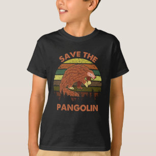 Rett The Pangolins Funny Süße Tier Pangolin Gesc T-Shirt