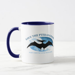 RETT THE PTERANODON von Jeff Willis Art Tasse