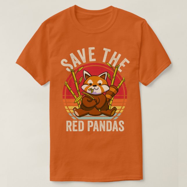 Rett The Red Pandas T-Shirt (Design vorne)