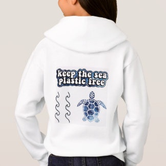 RETT THE TURTLES, Behalt der Meeres-Plastik-freie Hoodie