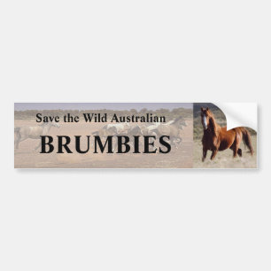 Rett The Wild Australian Brumbies Autoaufkleber