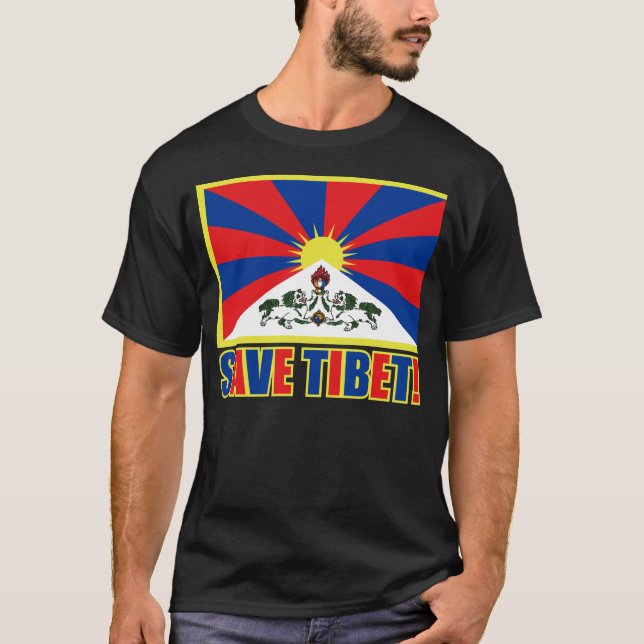 RETT TIBET! T-Shirt (Vorderseite)