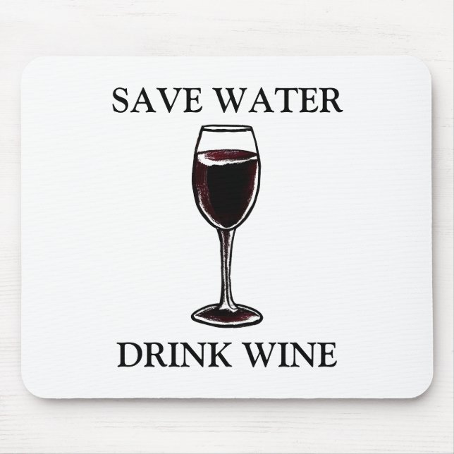 Rett Trinkwein Mousepad (Vorne)