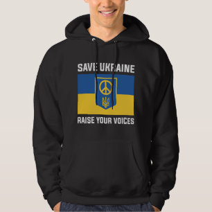 Rett Ukraine Ihre Stimme erheben Hoodie
