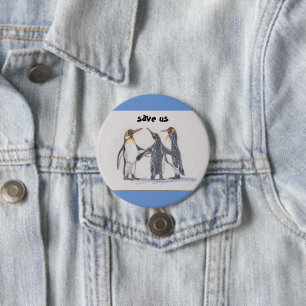 rett uns Pinguin Button