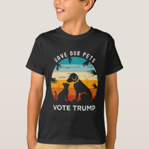 Rett unser Haustier Abstimmung Trump 2024 Funny Ca T-Shirt
