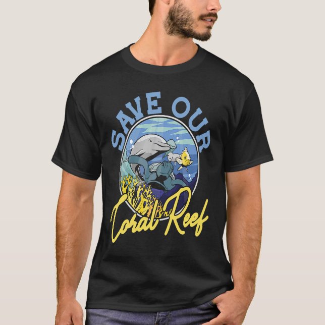 Rett unser Korallenriff T-Shirt (Vorderseite)