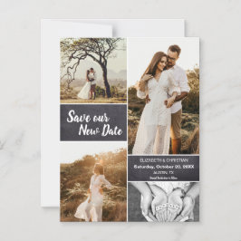 Rett unser neues Date Wedding Foto Ändern Sie das  Magneteinladung