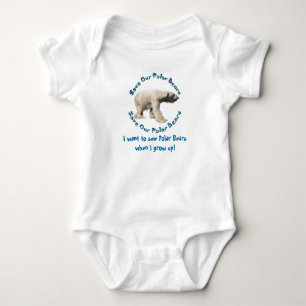 Rett Unser Polar Bears Baby will Polar Bears zu se Strampler