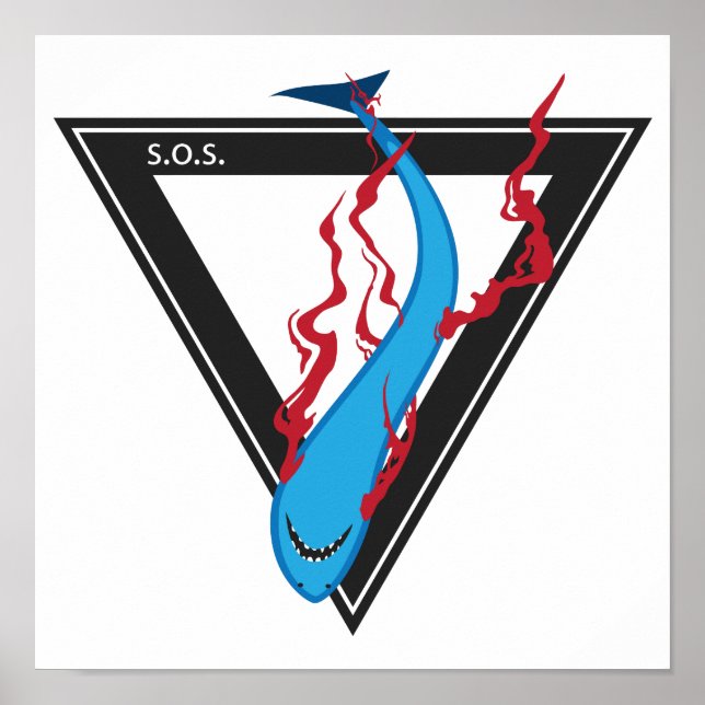 rett unser SOS-Dreieck Poster (Vorne)