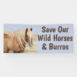 Rett Unser Wild Horses 2.5 x 6 Banner