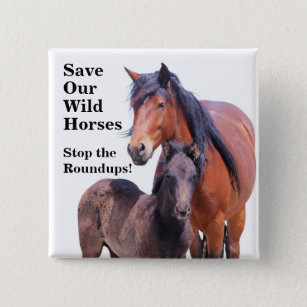 Rett unseren Button Wild Horses
