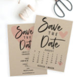 Rett unseren Datumskalender Moderne Rustikale Kraf<br><div class="desc">Herzlichen Glückwunsch zu Ihrer Verlobung! Mit unserem rustikalen Kalender sparen Sie die Termine! Klicken Sie auf den Button "Personalisieren" - dann auf "Weitere Anpassung anklicken", um mit Ihrem Layout zu beginnen! Bearbeiten Sie einfach den Kalender und verschieben Sie das Herz zu Ihrem Datum! Sehen Sie sich unser Video an: YouTube.com/CreativeUnionDesign...</div>