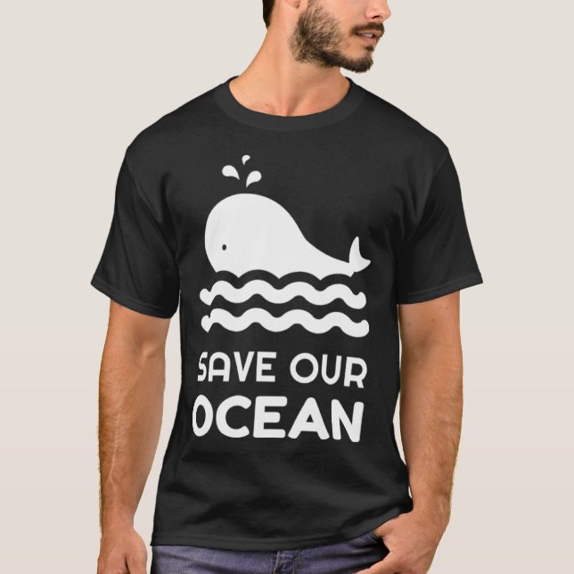 Rett UNSEREN OZEAN T-Shirt (Vorderseite)