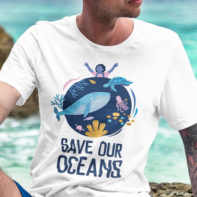 Rett unseren Ozeane Earth Day T - Shirt (Von Creator hochgeladen)
