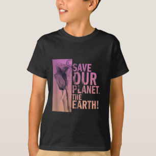 Rett unseren Planeten Die Erde Elefant Umwelt P T-Shirt