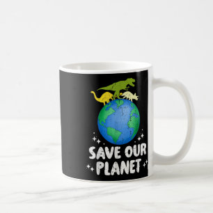 Rett unseren Planeten Dinosaurier Kinder Niedliche Kaffeetasse
