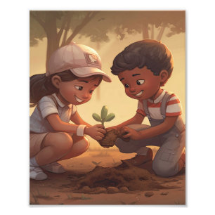 Rett unseren Planeten Fotodruck