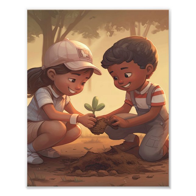 Rett unseren Planeten Fotodruck (Vorne)