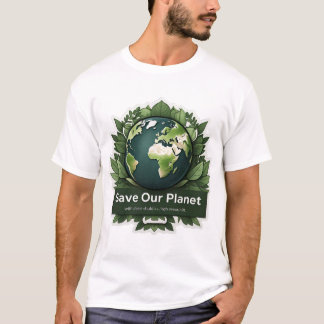 Rett unseren Planeten - Nature Inspiriert Öko-Frie T-Shirt