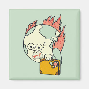 Rett unseren Planeten - Tag der Erde Magnet