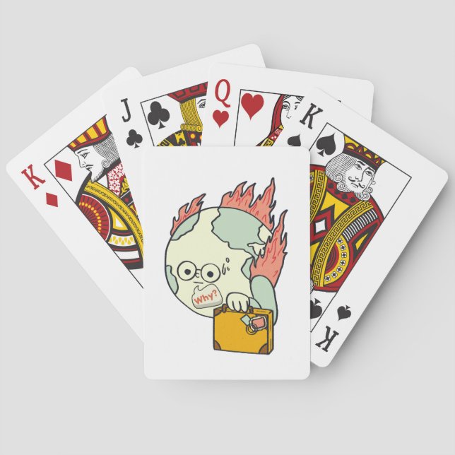 Rett unseren Planeten - Tag der Erde Spielkarten (Rückseite)