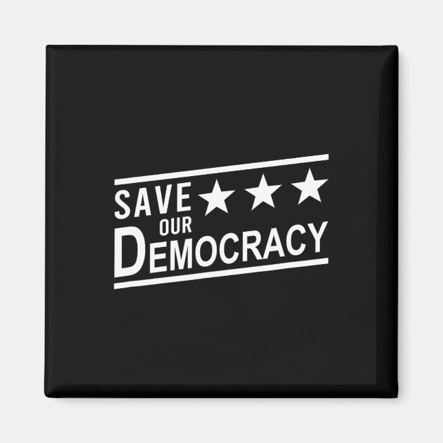 Rett unseren Protest gegen Demokratie Magnet (Vorne)