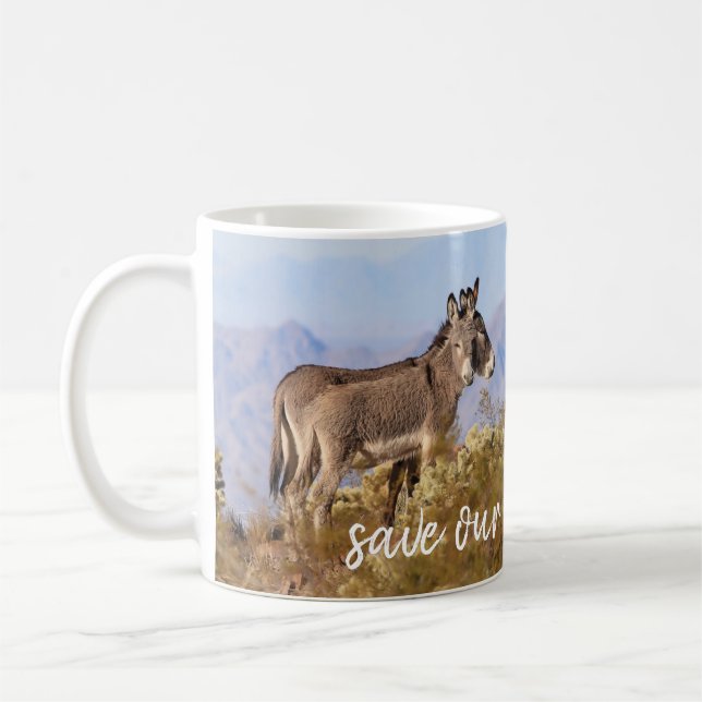 Rett unseren wilden Burros Kaffeetasse (Links)