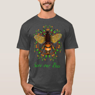 Rett unserer Bienen Schutz Umwelt ökologisches The T-Shirt