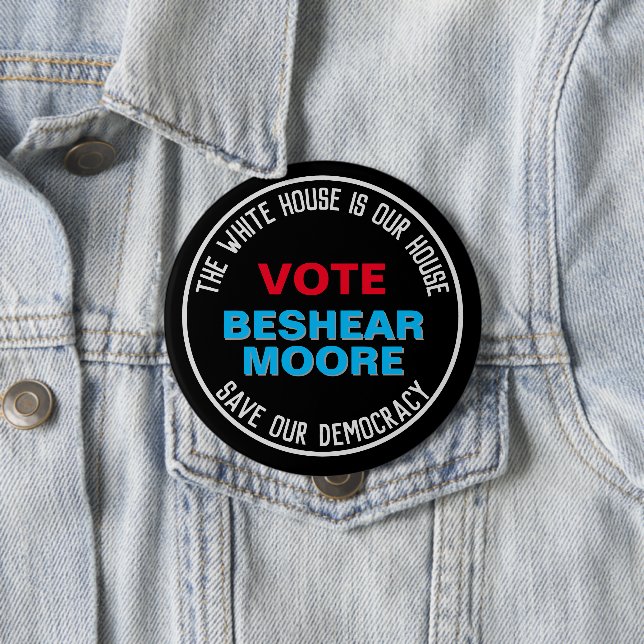 Rett unserer Demokratieabstimmung BESHEAR MOORE-Ka Button (Beispiel)