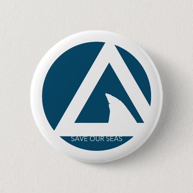 rett unserer Meeres-Dreikreise Button (Vorderseite)