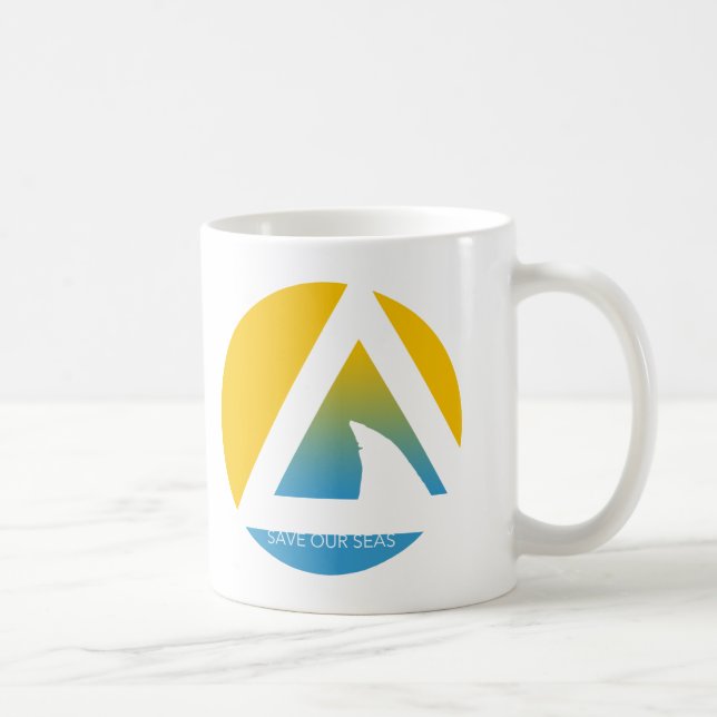 rett unserer Meeres-Dreikreise Tasse (Rechts)