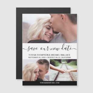 Rett unserer neuen Date Custom Fotos Wedding Magneteinladung
