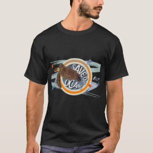 Rett unserer Ozeane - Niedliche Schildkröte Rette  T-Shirt