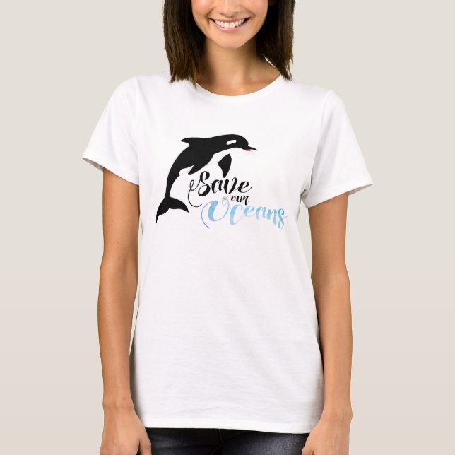 Rett unserer Ozeane T-Shirt (Vorderseite)